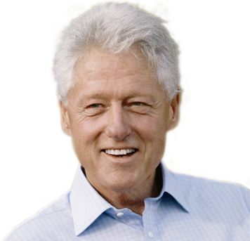 Celebrities - Bill Clinton No Background (356x343), Png Download