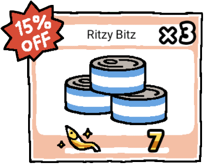 Sale Ritzy Bitz - Neko Atsume Ritzy Bitz (414x333), Png Download