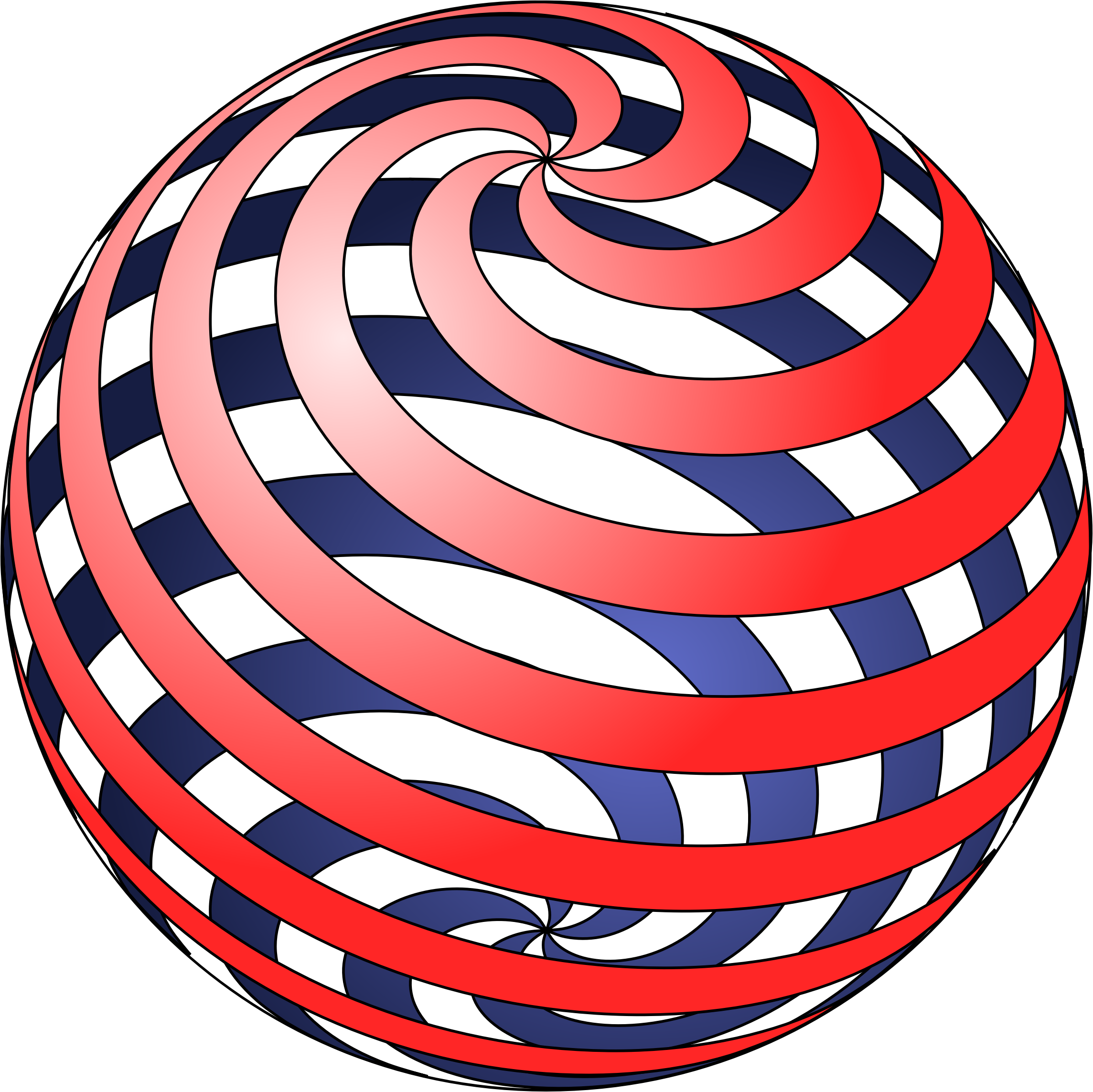 This Free Icons Png Design Of Spiral Ball (2288x2286), Png Download