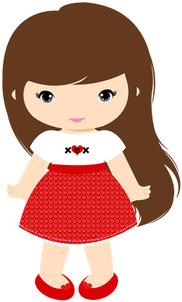 Dibujos Digi Stamps Little Girl Minus K - Girl Clipart (286x445), Png Download