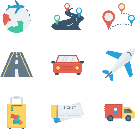Travels & Tours 120 Icons - Clip Art (600x564), Png Download