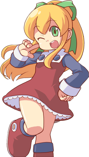 Capcom Series, And Megaman 8 I Think - Megaman Roll Hot (292x516), Png Download