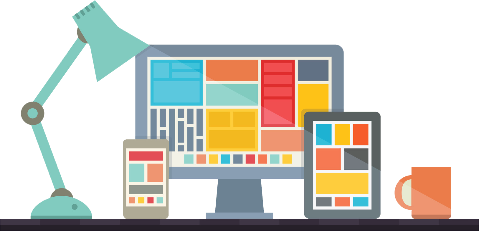 Responsive Website Design - Build A Website (1626x787), Png Download