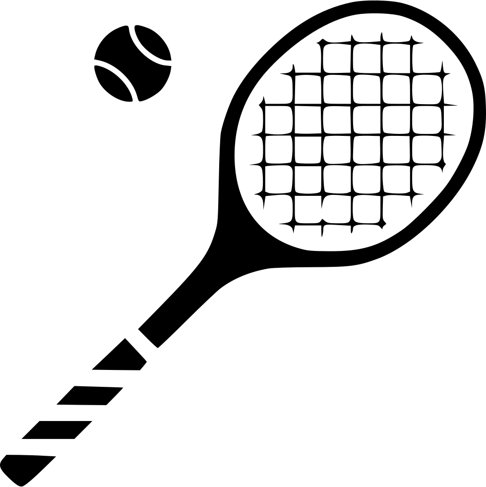 Tennis Equipment Ball Png Icon Free Download - Tennis Racquet Icon Free (980x982), Png Download