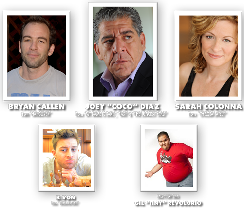 Coxcomedynight Comedians - Collage (500x435), Png Download