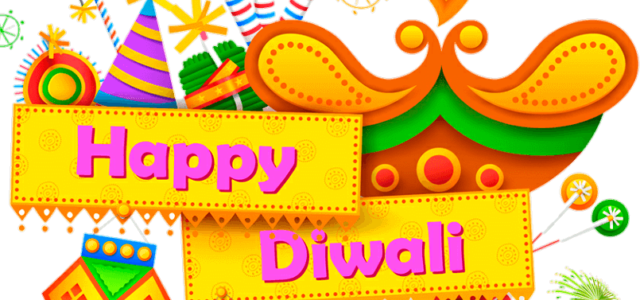 Diwali Wishes Gif (640x300), Png Download