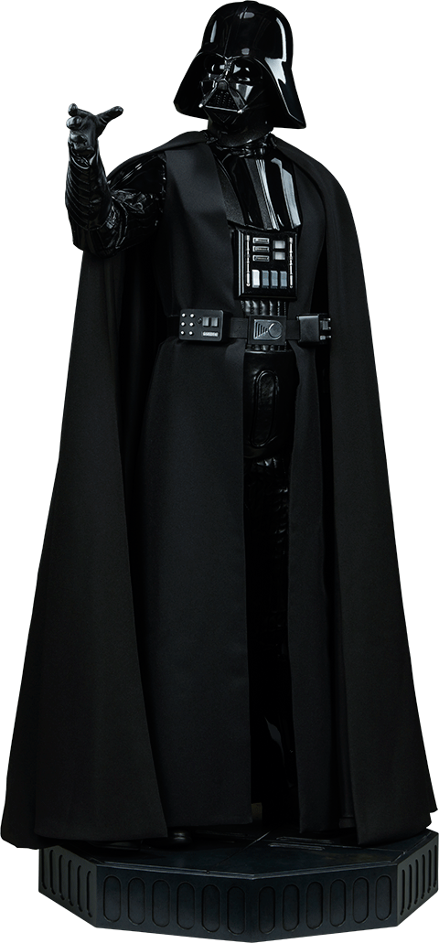 Darth Vader Star Wars Transparent Background Png - Star Wars - Darth Vader 1:2 Legendary Scale Figure (480x1031), Png Download