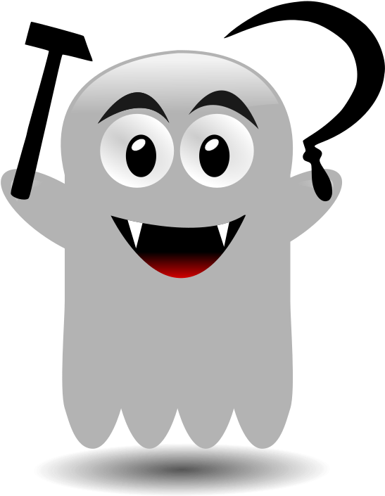 Ghost Character Cartoon Drawing Spirit - Ghost Clip Art (643x749), Png Download