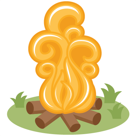 Bonfire Clipart Svg - Cute Campfire Clipart (432x432), Png Download