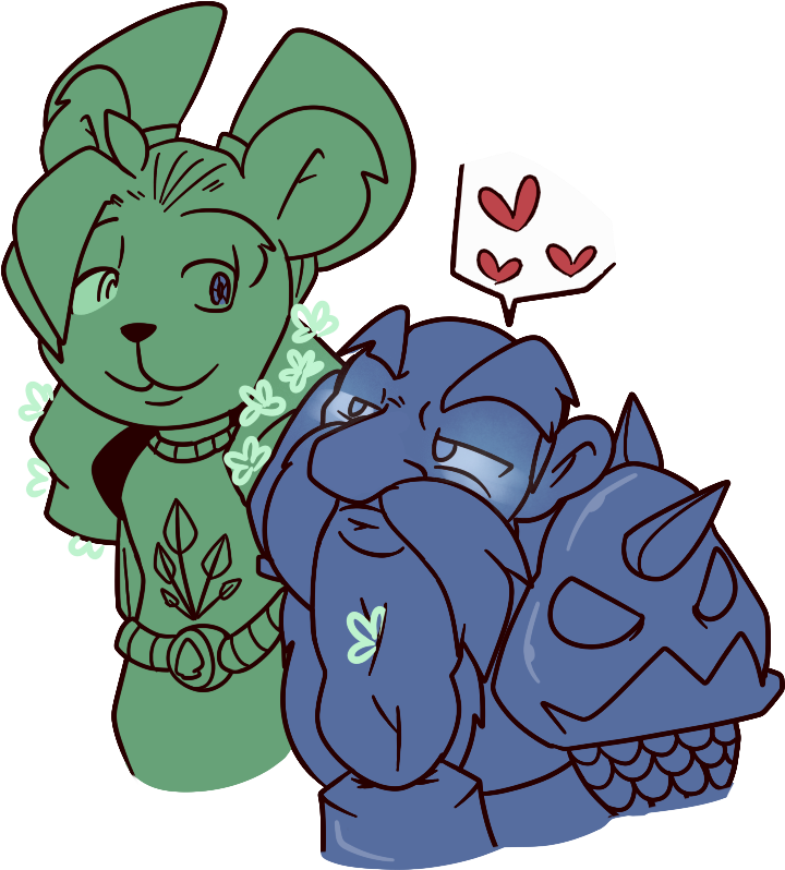 Number One Power Couple - Cartoon (792x833), Png Download