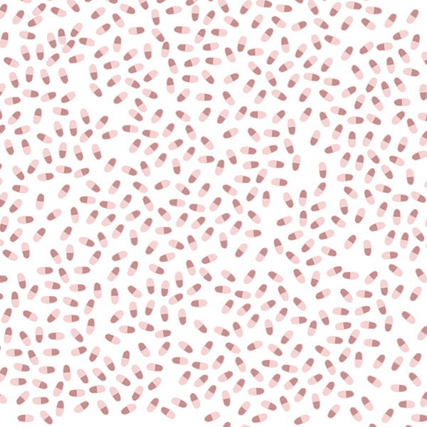A New Drawing Wallpaper And A Pill Png - Black And White (600x600), Png Download