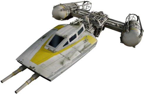 Btl Y-wing Starfighter - Star Wars Battlefront Y Wing Model (500x329), Png Download