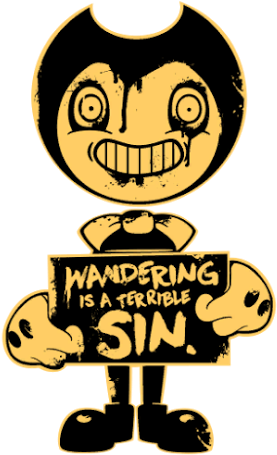 Roblox Is A User-generated Online Game Developed And - Bendy Wandering Is A Sin (303x486), Png Download