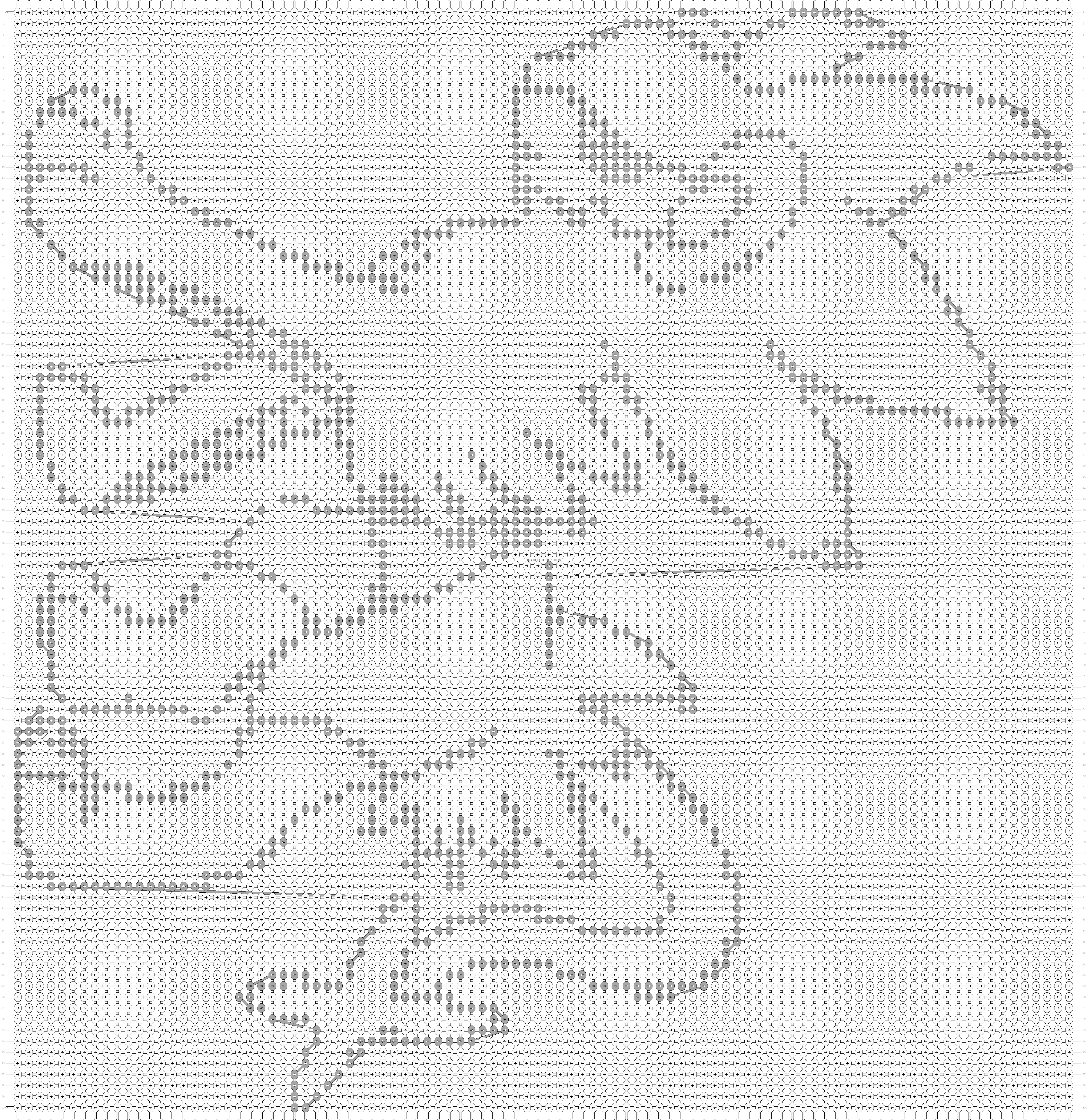 Pattern - Pokemon Luxray (5108x5272), Png Download