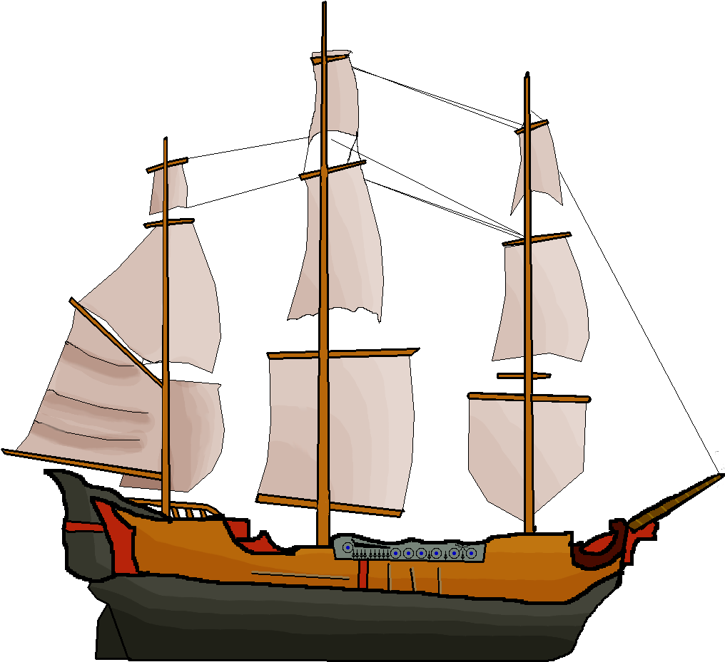 Graphic Library Stock Large Pirate Ship Image - Pirate Ship Transparent (1028x947), Png Download