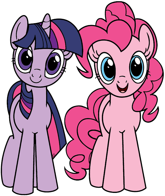 Applejack My Little Pony Pinkie Pie Rainbow Dash - My Little Pony Pinkie Pie And Twilight (535x634), Png Download
