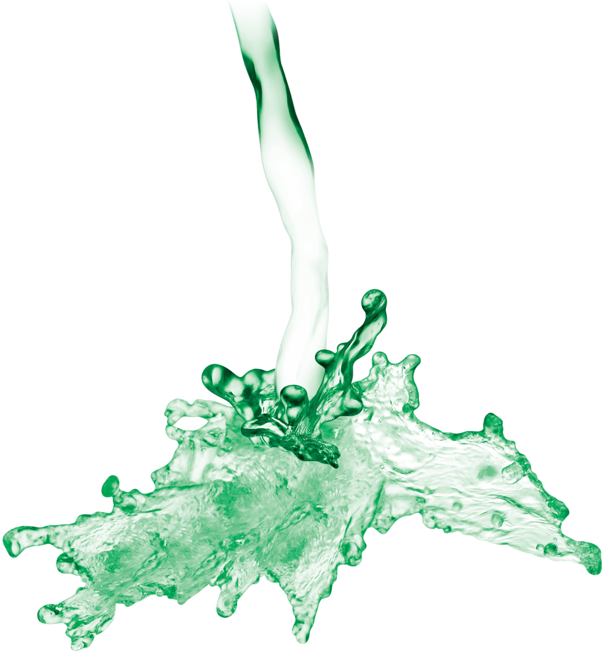Green Water Splash Png (1184x1280), Png Download