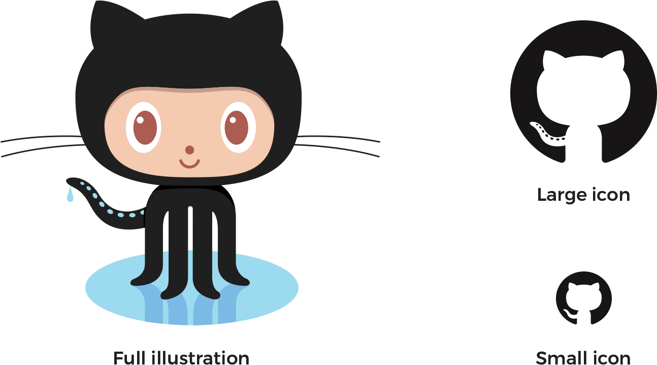 Github Logo Changing Line Weights - Git Y Github (1600x960), Png Download