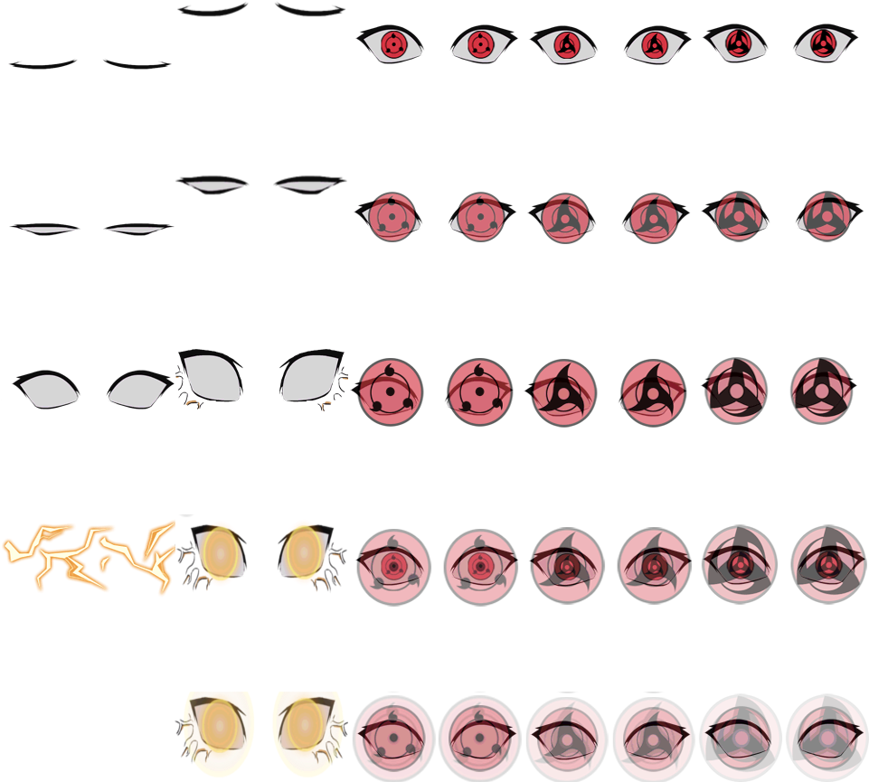 Naruto Sharingan And Byakugan Skill Animation - Rpg Maker Mv Naurto (960x960), Png Download
