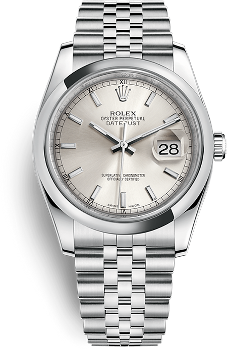 Rolex Datejust 36 116200-0084 - Rolex Datejust 36 (490x700), Png Download