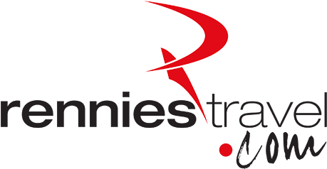 Rennies Travel Logo (500x241), Png Download
