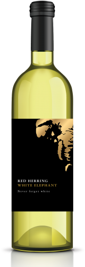 Red Herring White Elephant - Red Herring White Elephant Wine (302x560), Png Download