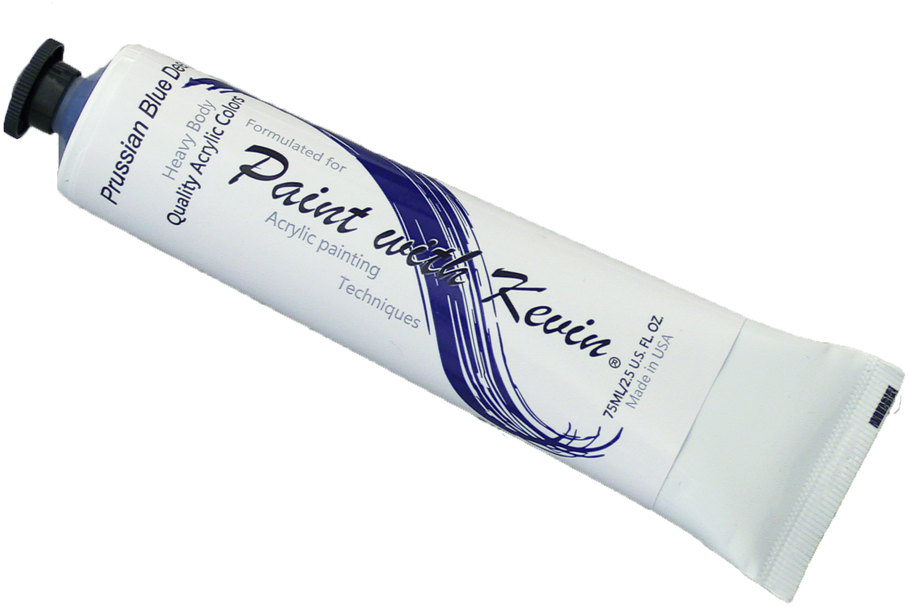 Prussian Blue Acrylic Color - Acrylic Paint (1100x619), Png Download