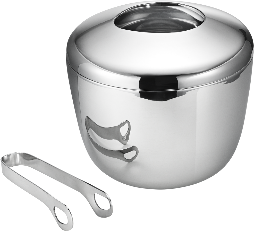 Georg Jensen - Sky Ice Bucket & Tongs (1200x1200), Png Download