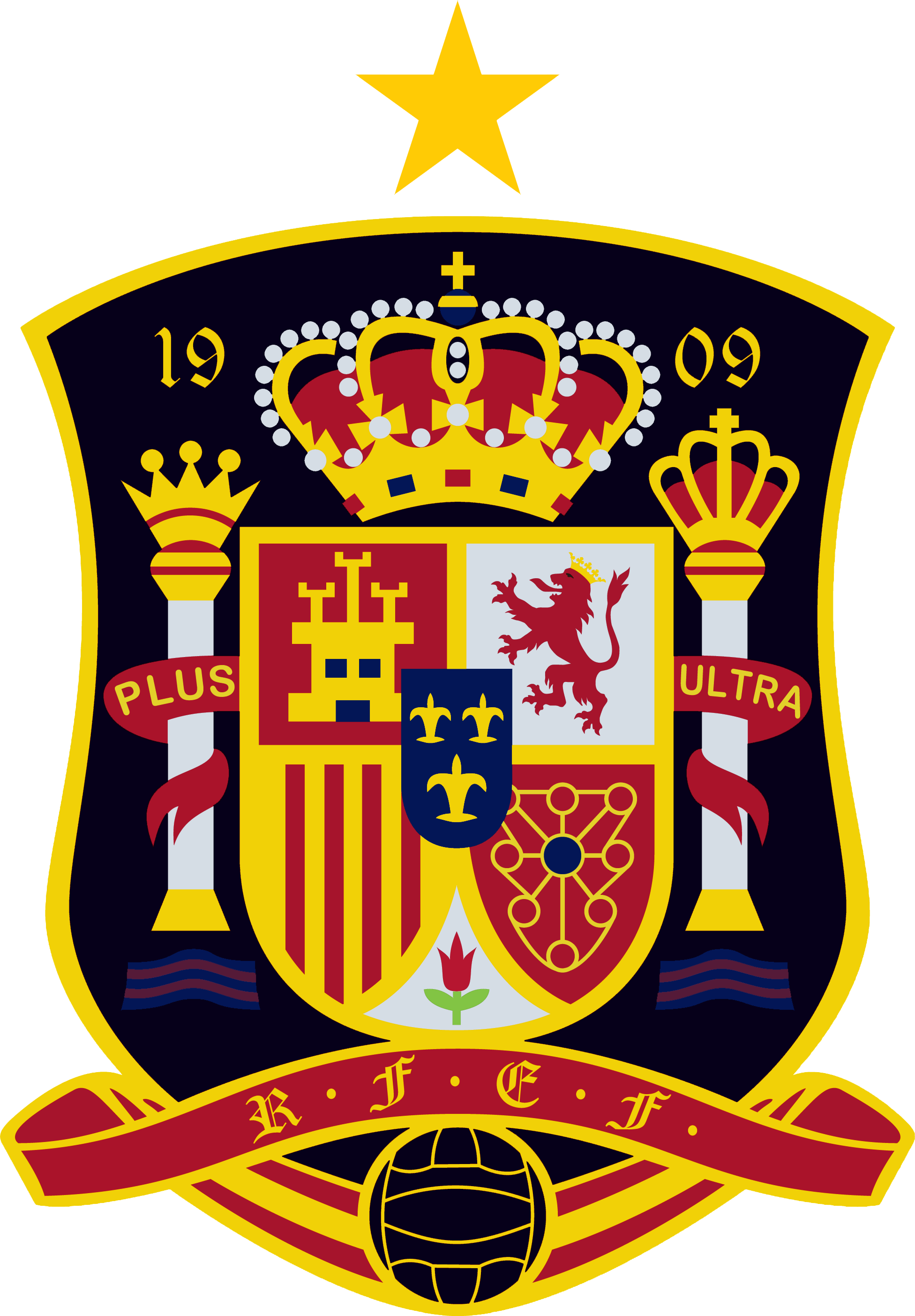 Spain National Football Team Badge - Spain Football (1952x2806), Png Download