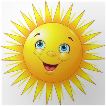 Smiley Face Sun Clipart (400x400), Png Download