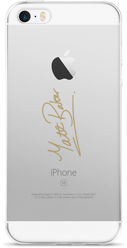 Signature Iphone Cover 5/5s/se (1000x1000), Png Download