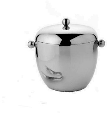 Buy Stainless Steel Ice Bucket 17cm Online India - Ss Ice Bucket (421x406), Png Download