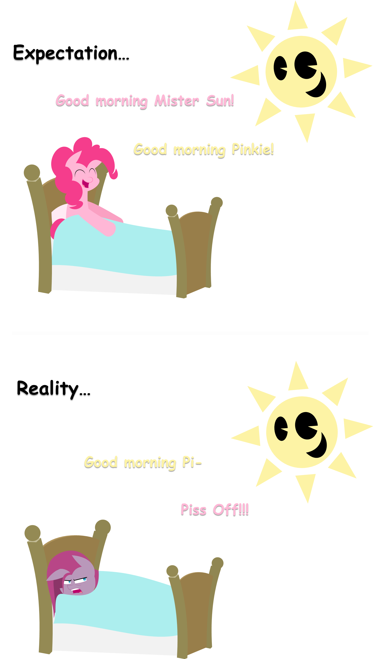 Good Morning Mister Sunl Morning Pinkiel Reality Good - Pinkie Pie (1556x2661), Png Download