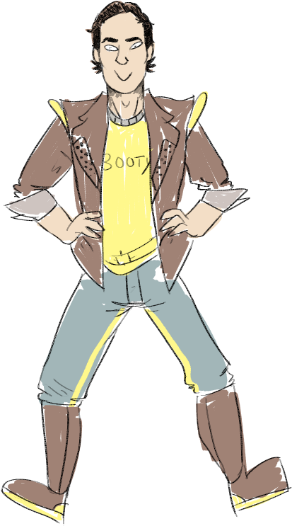 Jack Douglass Jacksfilms Jack Borderlands Bl - Cartoon (600x850), Png Download