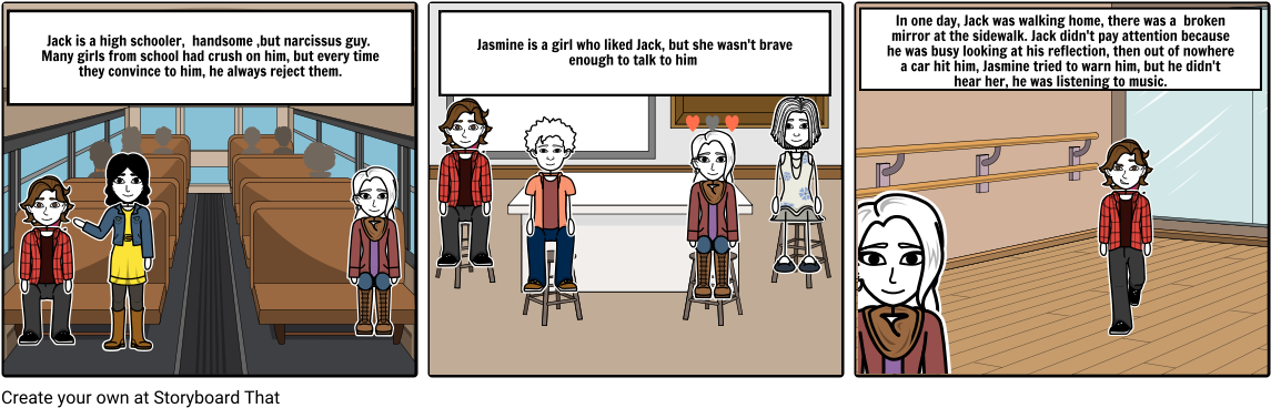 Narcissus - Cartoon (1164x385), Png Download