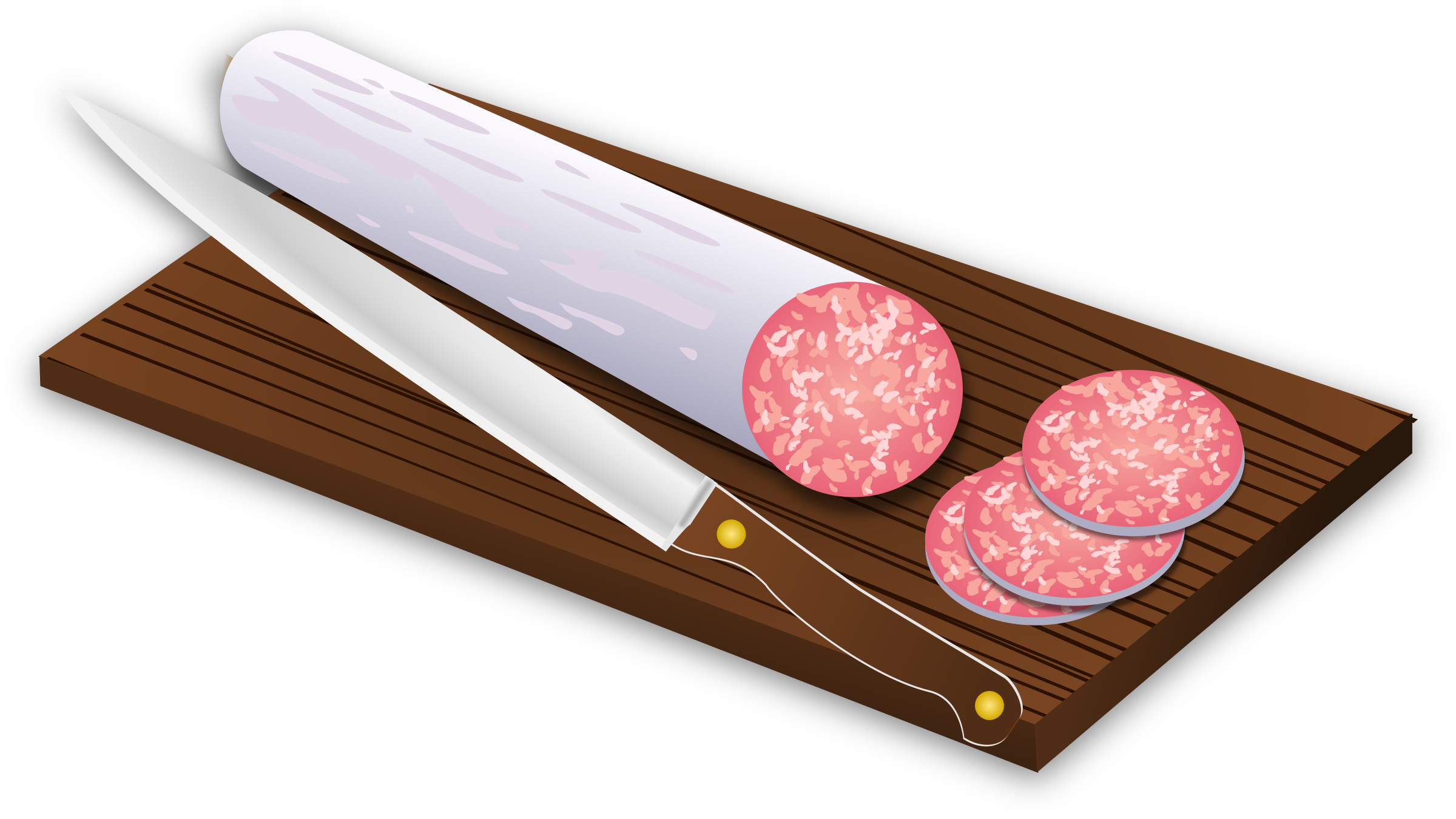 Salami Png (2400x1350), Png Download