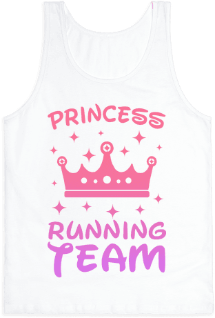 Princess Running Team Tank Top - T-shirt (484x484), Png Download