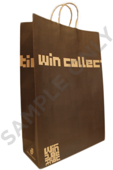 Eco-friendly Brown Recycle Paper Grocery Bags Malaysia - Paper Bag (350x350), Png Download