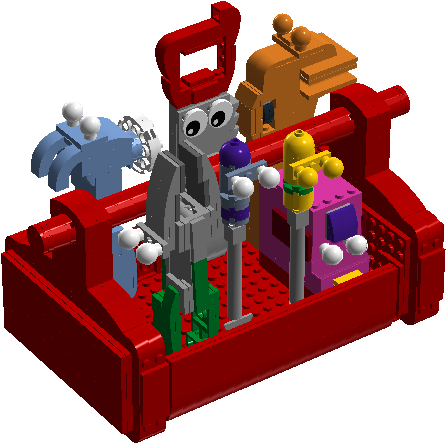 Handy Manny Work Tools - Lego Handy Manny (1440x843), Png Download