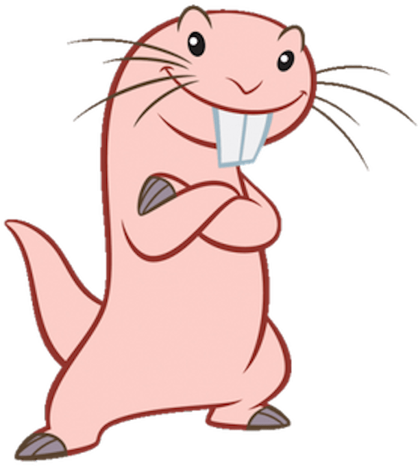Kim Possible Rufus Paws Crossed Png - Rufus From Kim Possible (635x688), Png Download