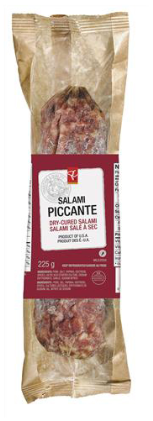 Pc® Salami Piccante Dry-cured Salami - President's Choice Salami (420x420), Png Download