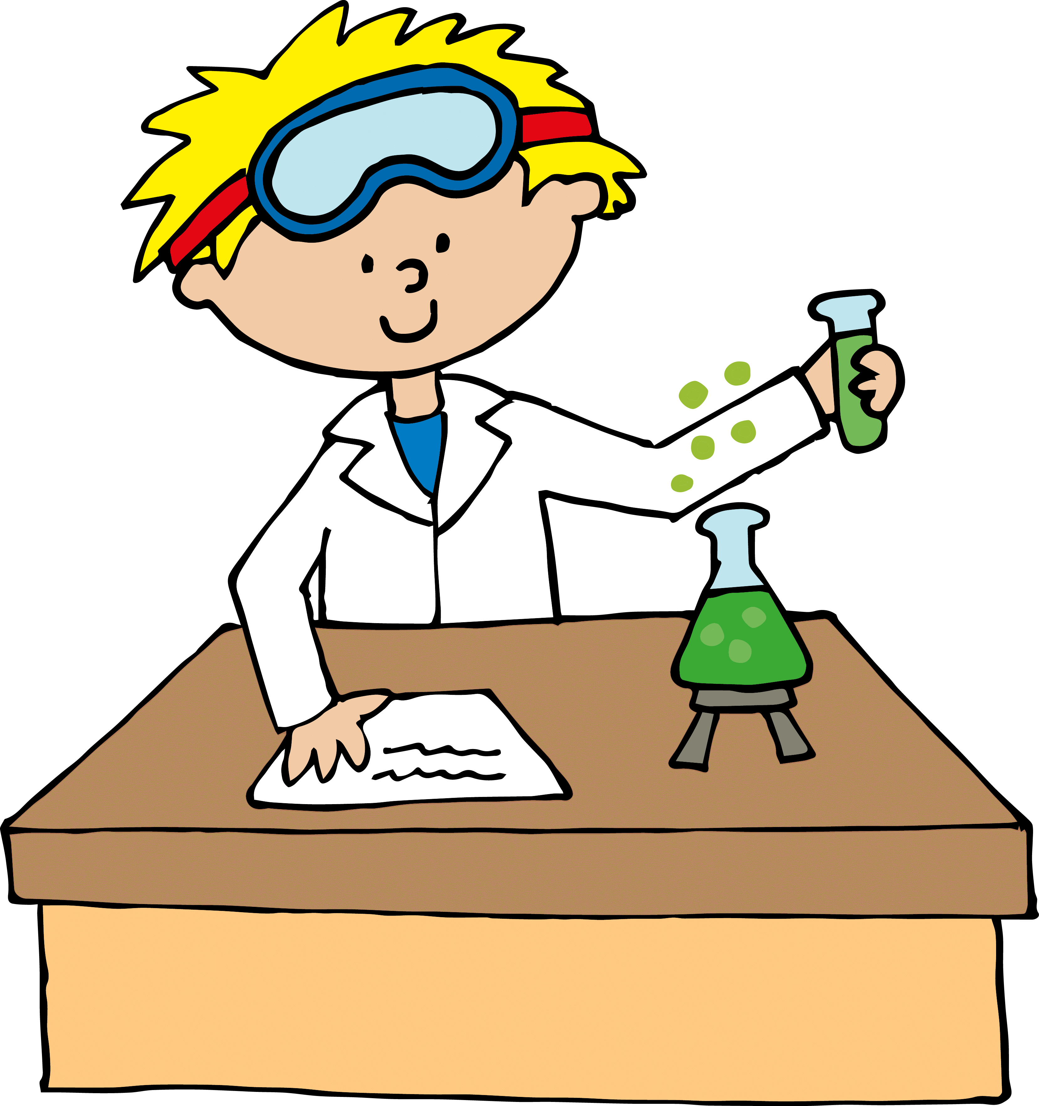 Clip Art School Science Clipart - Scientist Clipart (3317x3532), Png Download