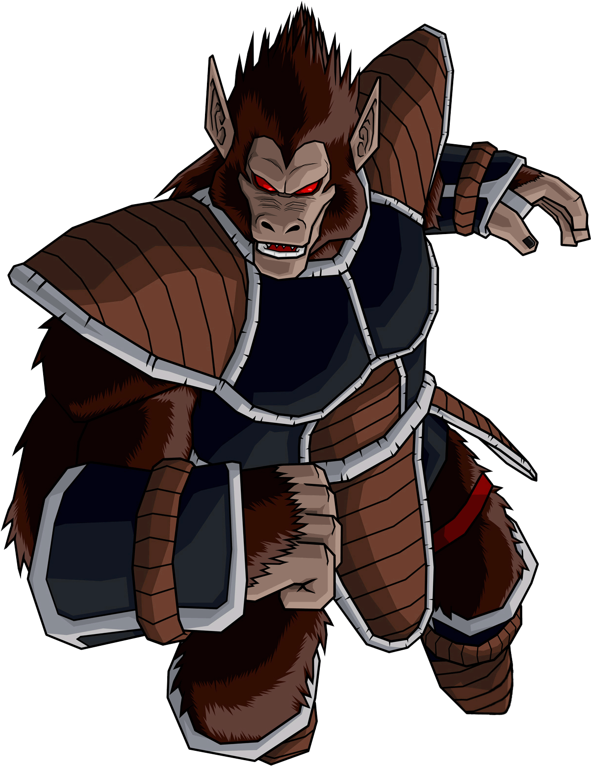Raditz's Galleries - Dragon Ball Z Nappa Happy (1600x1600), Png Download