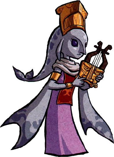 Laruto Artwork The Wind Waker - Wind Waker Zora (393x542), Png Download