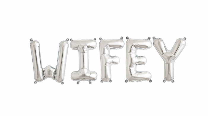 16 Inch Letter W - Silver Air-filled Foil Balloon (700x700), Png Download