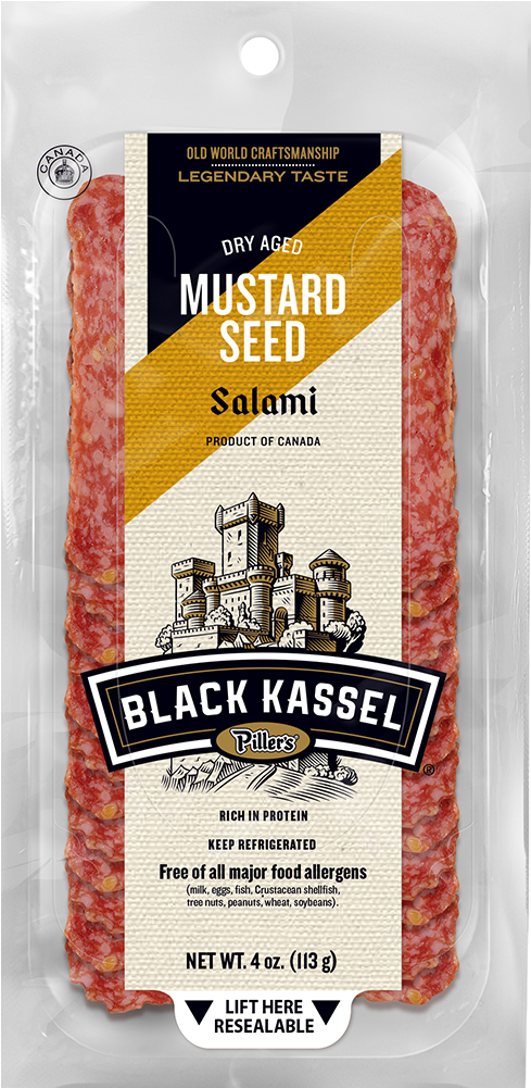 Mustard Seed Salami - Black Kassel Mustard Seed Salami (750x1000), Png Download