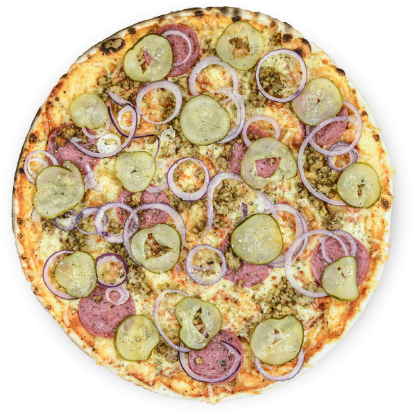 With Minced Meat And Salami - Quiche (600x600), Png Download