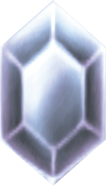 Dedicated To Everything Zelda - Twilight Princess Blue Rupee (343x600), Png Download