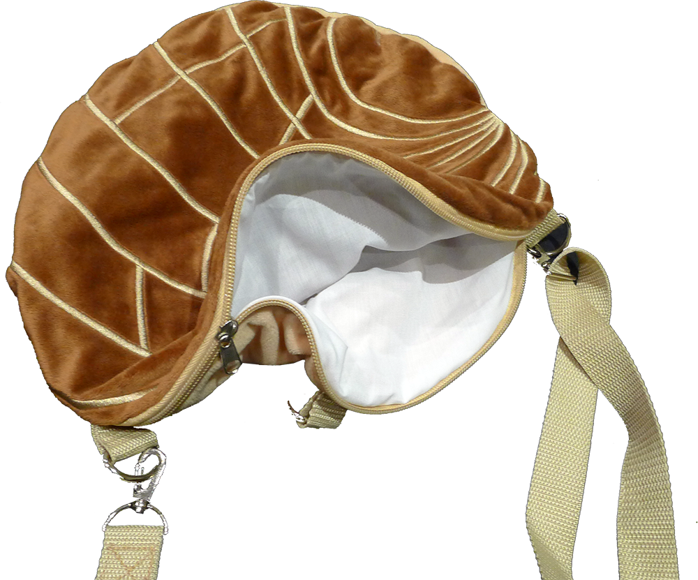 Concha Shoulder Bag / Backpack, Pouch View - Concha (1000x831), Png Download