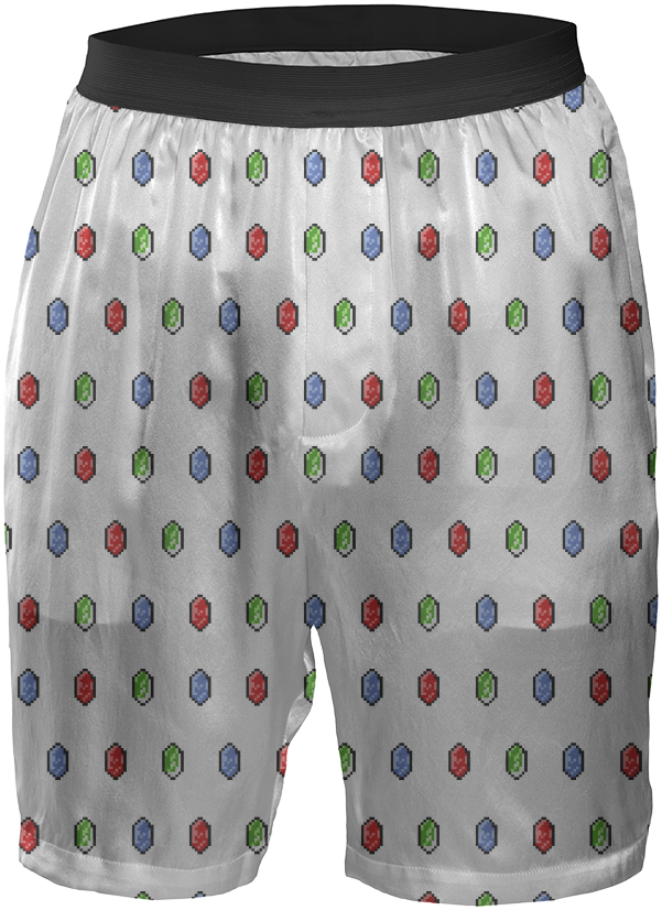Zelda Rupee Shorts $78 - Board Short (608x846), Png Download